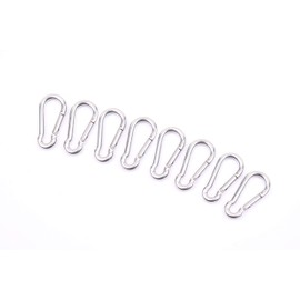 XCHTX Clip Carabiner 1.5inch Spring Snap Hooks Heavy Duty Stainless Steel Key Chain Clip Fit for Hanging Items,Leash Dog,Travelling,Hiking,in/Outdoor Rope Connected