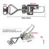 EXLECO 4 Pieces Stainless Steel Toggle Lock Set Lockable Toggle