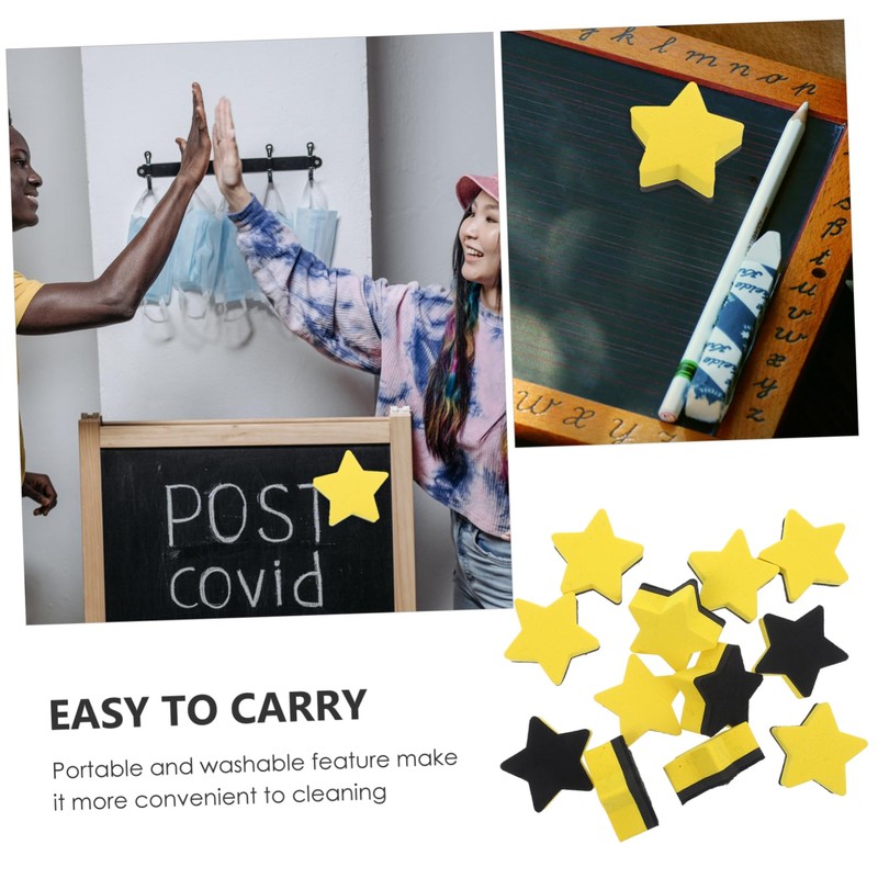 COHEALI Mini Whiteboard Erasers Feature Pack for School Office Home