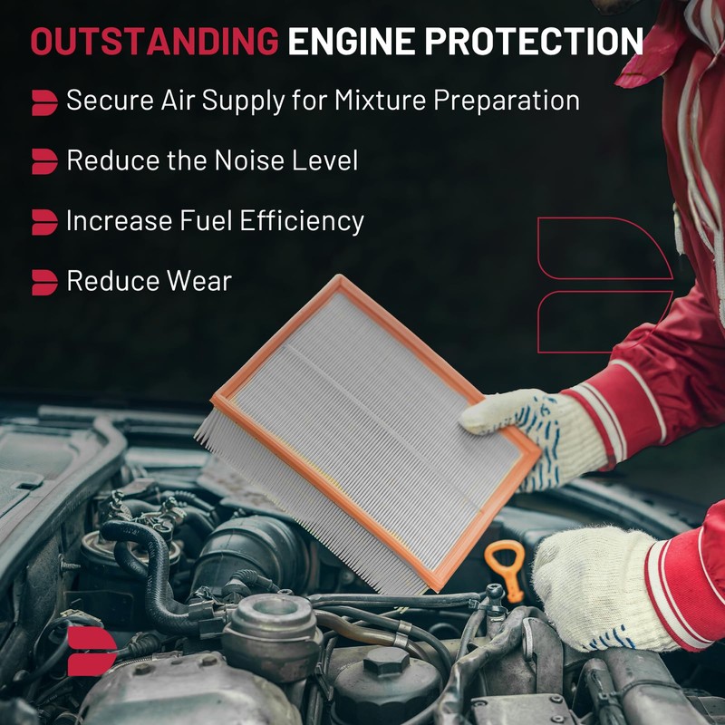 BDFHYK CA11062 Engine Air Filter Compatible with Land Rover Discovery,