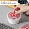 MALACASA Ramekins with Lids 8 oz - Set of 6,