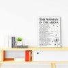 Gwisml The Woman In The Arena Wall Decor,Inspirational Quotes Canvas