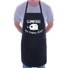 Print4U Camping Is My Happy Place Funny Apron Novelty Baking