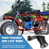 X AUTOHAUX 1 Set Chain Tensioner with 1-3/4" Roller for