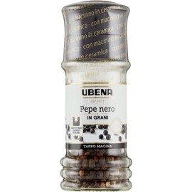 UBENA, Pepe Nero in Grani, Formato Tappo Macina da 40 gr, 40 grammo