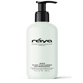 RAYA Aloe Cucumber Astringent 16 oz (202) | Gentle Pore Tightening and Smoothing Facial Toner for Dry and Sensitive Skin | Helps Refine, Cool, and Sooth | Smooths Complexion When Used Before Make-Up