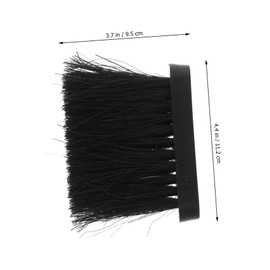 Levemolo Fireplace Brush Replacement Head Kitchen Broom Head Long Handled Scrub Brush Dusting Tool for Fireplaces and Countertops