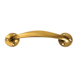 FPL Colony 309-MT-180 5-1/5 Inch Solid Brass Sash Lift/Door Pull in Polished Brass