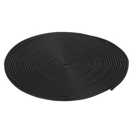 sourcing map Foam Rubber Weather Seal Strip, 3mm(1/8") Diameter 9 Meters (29.53Ft) Long Round EPDM Rubber for DIY Gasket, Warehouse, Pads, Foam Tubing, Crafts