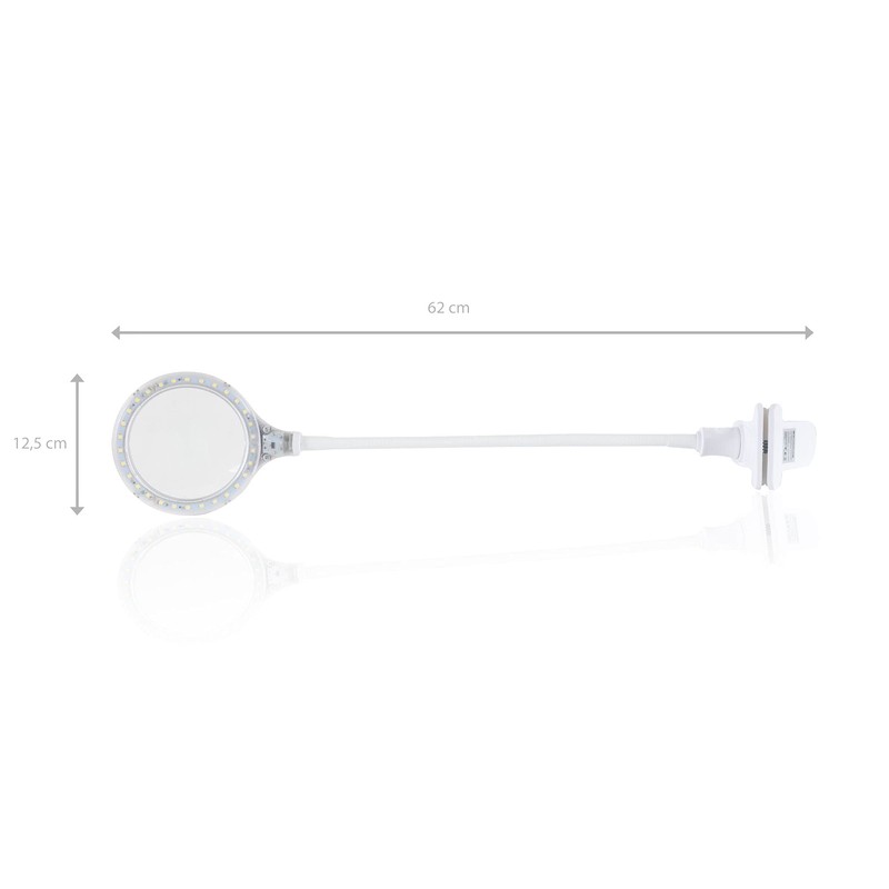 Showlite LL-3036D Table Magnifying Lamp with Table Clamp Reading Magnifier