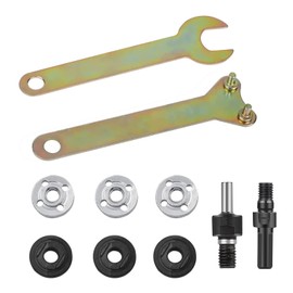 BTtime Angle Grinder Accessories Tool Grinder Attachment Replacement Tool for Jisk Grinder Installation Removal Tool for Grinding Disc Fixing Tool Set of 10