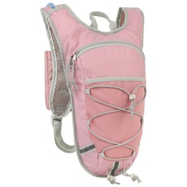 Lightweight Hydration Backpack 2L Water Bladder Pack - Pink | Water Backpack for Women Running, Cycling, Hiking | Lightweight, Anti-Theft, Reflective Design