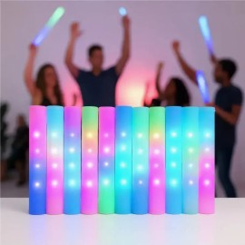 Pack 10 Barras De Espuma Led Para Fiesta