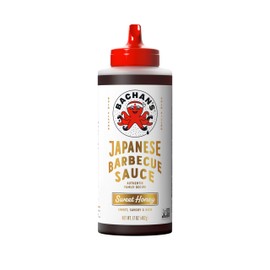 Bachan's - Sweet Honey Japanese Barbecue Sauce, 17 Oz, Small Batch, Non GMO, No Preservatives, BPA free. Condiment for Wings, Chicken, Beef, Pork, Seafood, Noodle Recipes, and More