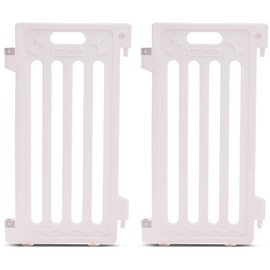 Dog Playpen, DIY Shape Combination Puppy Pen,25.5" H 2-Panel Dog Fence,Non-Slip & Secure Pet Gate, Easy to Assemble