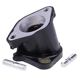 BLUESUNSOLAR Carburetor Mounting Flange 16210-446-000 16210-437-000 Replacement for Honda XL125 XL125S XL185 XL185S XR185A XR200 XL200R ATC185S ATC200E TRX200