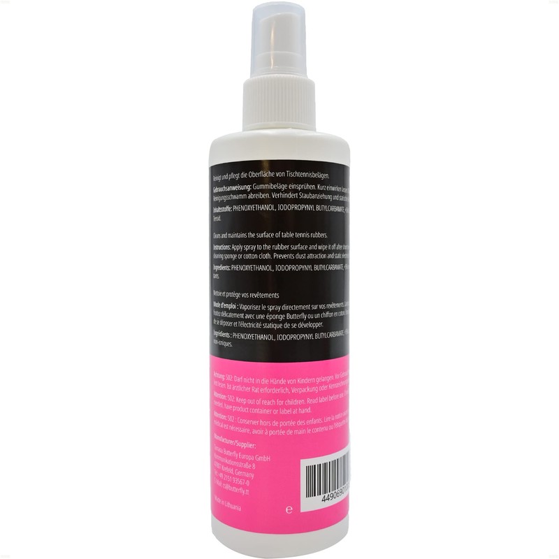 Butterfly Rubber Cleaner - Ping Pong Paddle Cleaner - Maximize