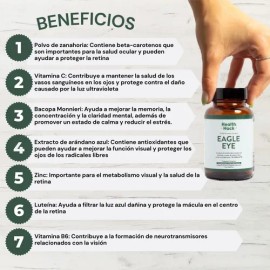 Vitaminas Para Salud Ocular Con Zanahoria Y Luteína 60cáp Hh