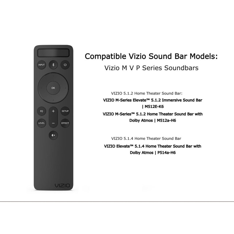 OEM Replacement Bluetooth Backlit Display Sound Bar Remote Controller fit