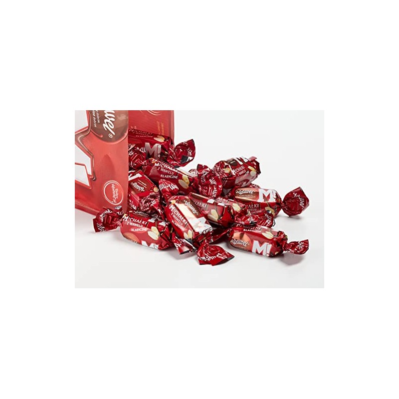 Wawel Michalki Zamkowe Chocolate Coated Peanut Candy, 9.88 Ounce