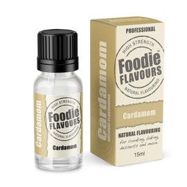 Foodie Flavours Cardamom Natural Flavouring, High Strength - 15ml