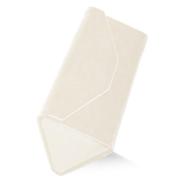 ApeStone Glasses Case, Sunglasses, Large, Lightweight, Foldable, Magnet, Closure, Durable, Lightweight, Casual, white