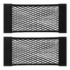 2Pcs NUZAMAS 55x25cm Universal Mesh Cargo Net Car Rear Trunk