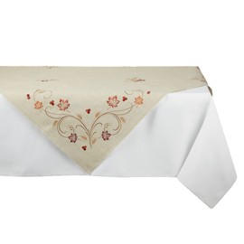 DII Fall Table Decorations Indoor Décor, Thanksgiving, Table Topper, 40x40, Autumn Wheat