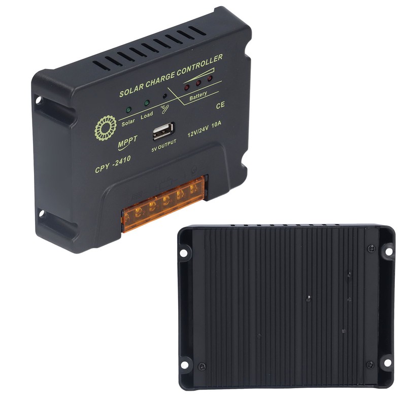 Solar Charge Controller 12V 24V Automatic Adaptation 10A MPPT Solar