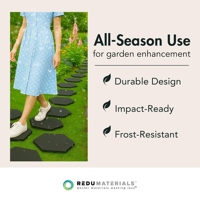 Garden Central 10 Pack 13" x 15" Stomp Hex Decorative