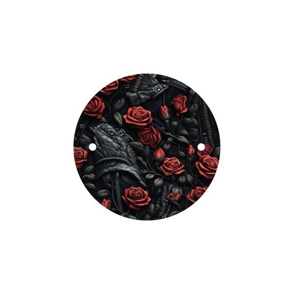 Kustom Cycle Parts Leather & Roses Harley Davidson Points /