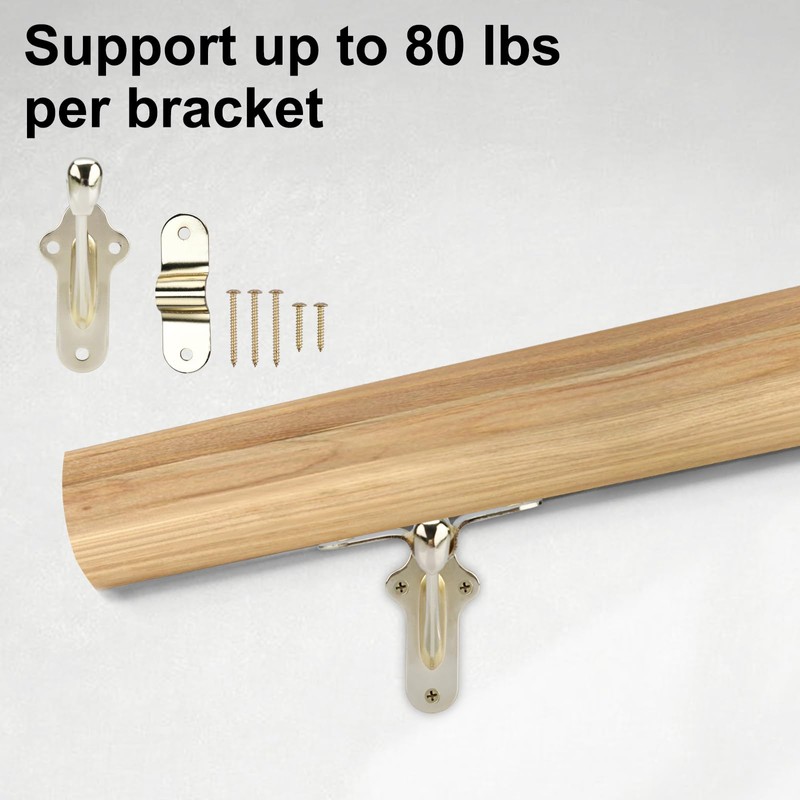 RealPlus Handrail Stair Bracket 3" Staircase Heavy Duty Hand Rail