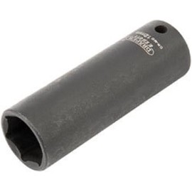 Draper 5190 1/4" Square Drive Expert Hi-Torq Metric Deep Impact Socket, 12 mm Size