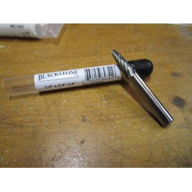 Fastenal 1/4" x 3/4" 1/4" Shank Dia  SF-1 Round Nose Tree Double Cut Carbide Burr