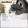 AutoShack 4pcs Front Ceramic Brake Pad Set Driver and Passenger
