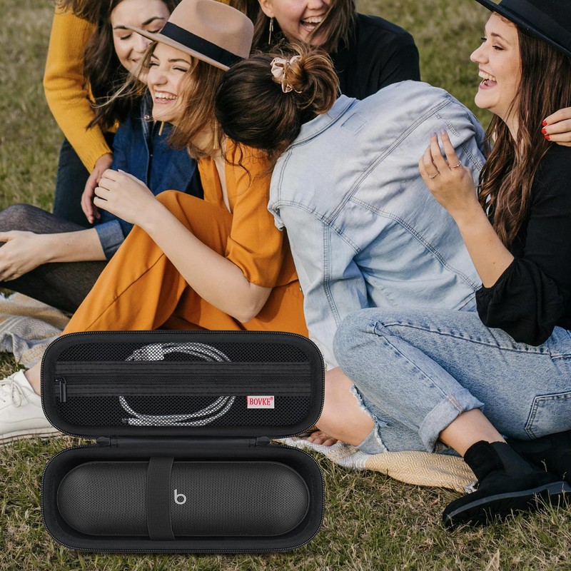 BOVKE Carrying Case Compatible with Beats Pill Wireless Bluetooth Speaker,