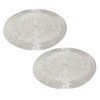 GRAINEX ENGINEER 2 Pieces Heat Resistant Trivets Coaster With Glass