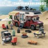 TYCOLE Camper Van Building Block Set, 880 PCS, With Outdoor