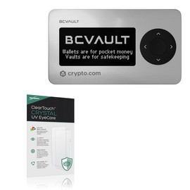 BoxWave Screen Protector Compatible With BC Vault Hardware Crypto Wallet - ClearTouch Crystal Anti-UV EyeCare (2-Pack), Filters out Harmful Blue Light Reduce Fatigue