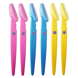 Ear Lobe & Accessories Eyebrow Razor for Women & Girls Set of 6pcs