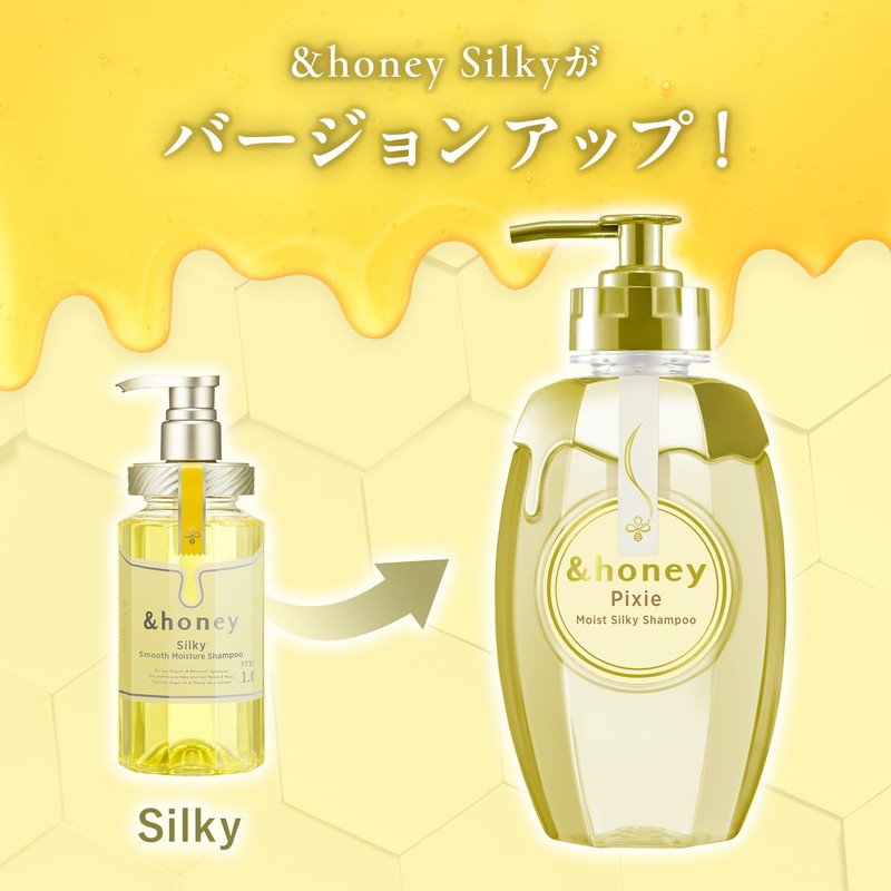 &honey Pixie Moist Silky Shampoo Treatment Refill Pair Set