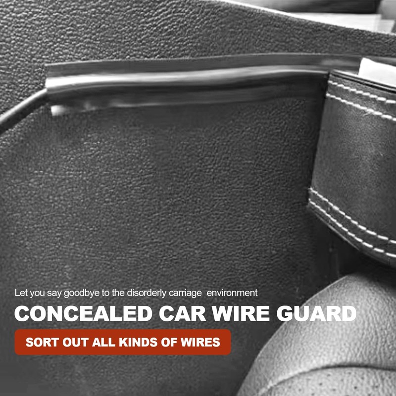 4Pcs Car Wire Sleeve, Car Concealed Wire Cover Line Sleeve