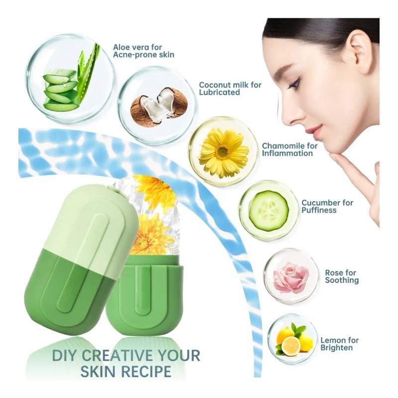 Rodillo De Hielo Para Herramientas, Estiramiento Facial, Sil