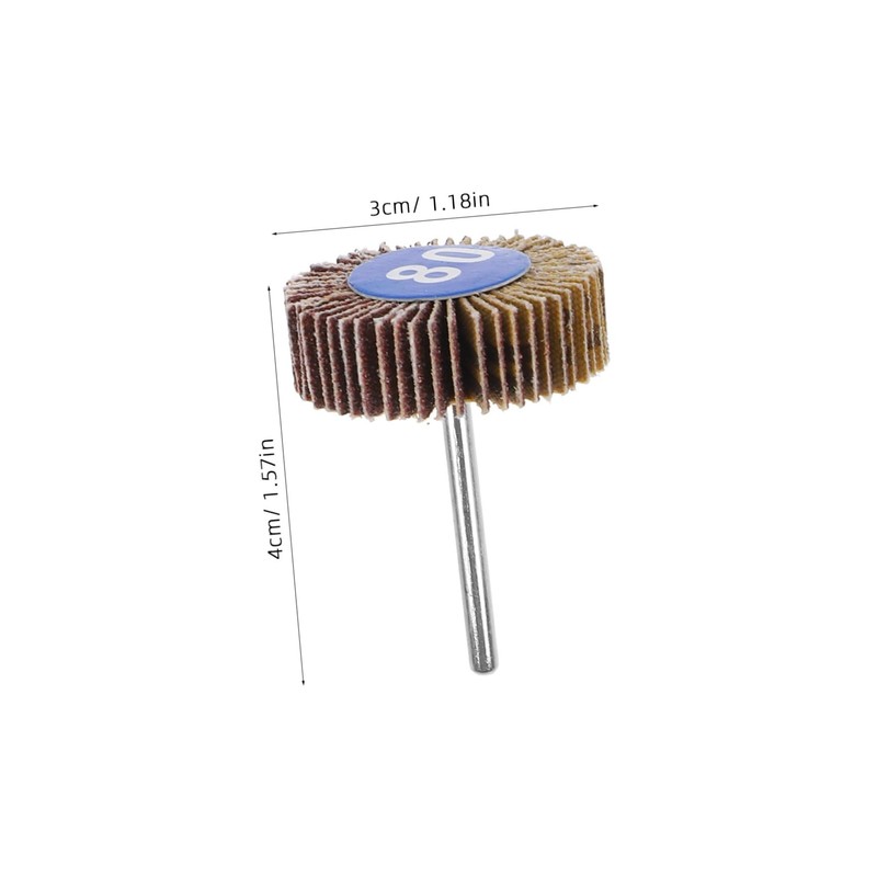 Mobestech 50pcs Double Layer Buffing Wheel for Drill Versatile Sanding