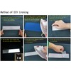 JINBING 2" Safety Silver Reflective Iron on Fabric Clothing Tape