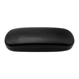 Horktrust Durable Glasses Case Hard Glasses Case for Men and Women with Cleaning Cloth (Black)