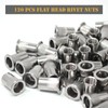 Wkmamo 120 Pcs M8 Rivet Nuts, 304 Stainless Steel Threaded