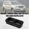 URLWALL Console Dual Switch Plate for Lexus GX470/LX470, CNC Machined