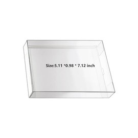 WICAREYO 10PCS Fall-Hülse für NES Kasten Spielpatrone CIB Schutz für NES