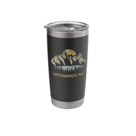 Greenwich New Jersey Mountain Sunset Sunrise NJ Stainless Steel Insulated Tumbler